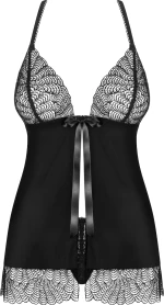 Obsessive Chiccanta Sensual Babydoll & Thong Black