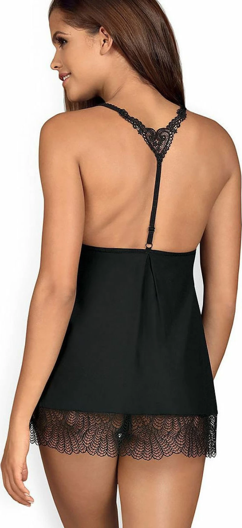 Obsessive Chiccanta Sensual Babydoll & Thong Black