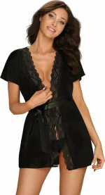 Obsessive Diyosa Peinoir Black