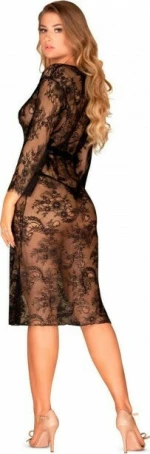 Obsessive Lashy Peignoir Black