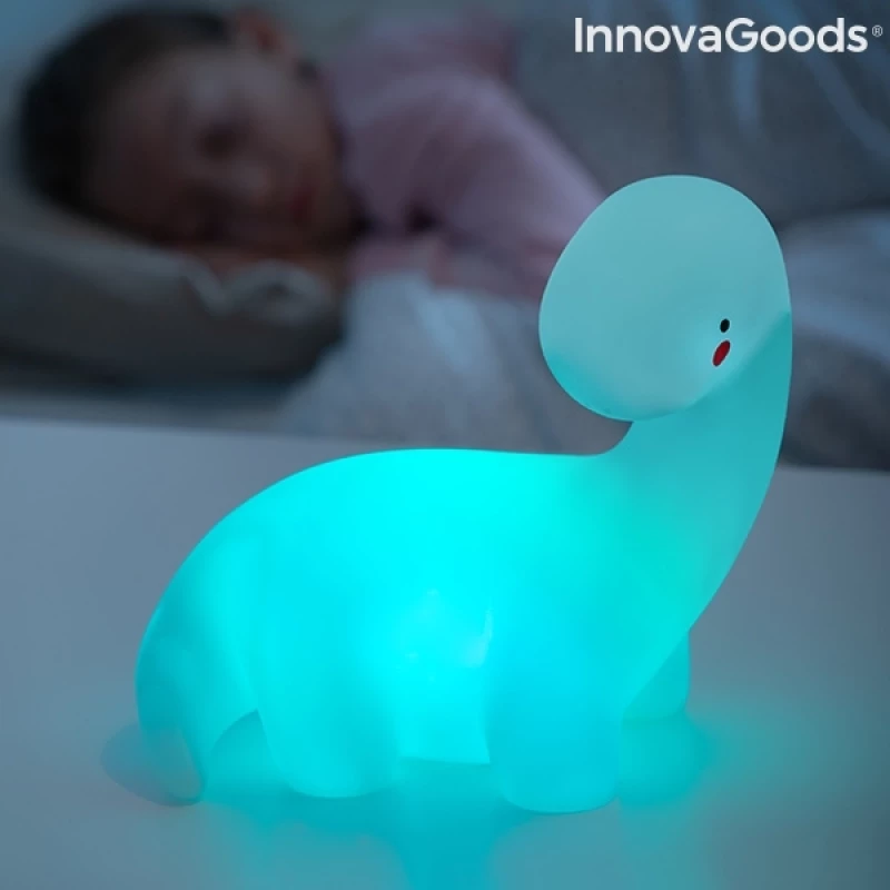 Πολύχρωμη Λάμπα Δεινόσαυρος LED Lightosaurus InnovaGoods