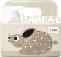 Τσάντα-θήκη για πάνες - 3 Sprouts Diaper Caddy Rabbit - 0317-IDORAB