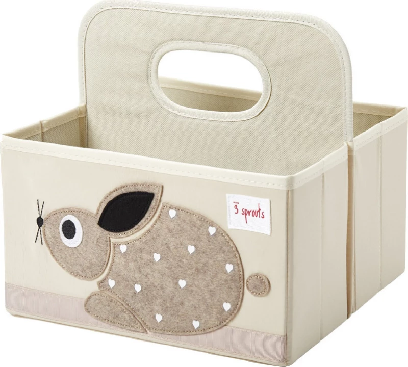 Τσάντα-θήκη για πάνες - 3 Sprouts Diaper Caddy Rabbit - 0317-IDORAB