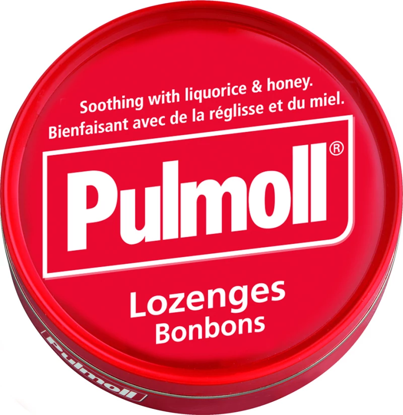 Pulmoll Classic Καραμέλες με Γλυκόριζα και Μέλι για τον Ερεθισμένο Λαιμό & τη Βραχνάδα 75gr
