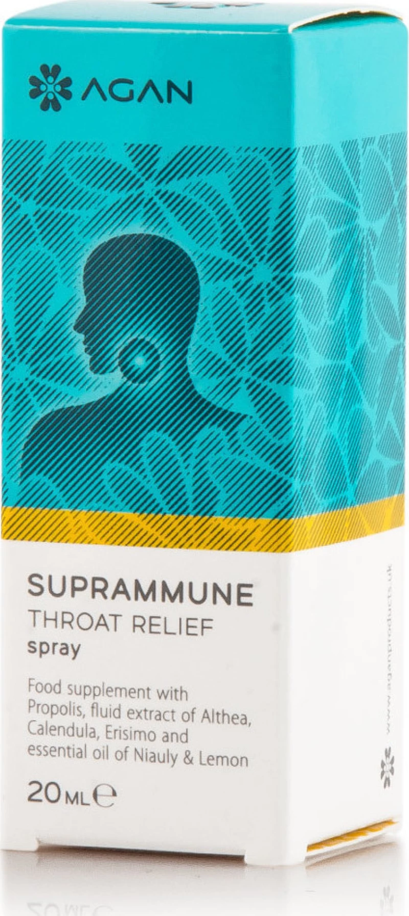 Samcos Agan Suprammune Throat Relief Σπρέι για τη Βραχνάδα, το Βήχα & τον Ερεθισμένο Λαιμό 20ml