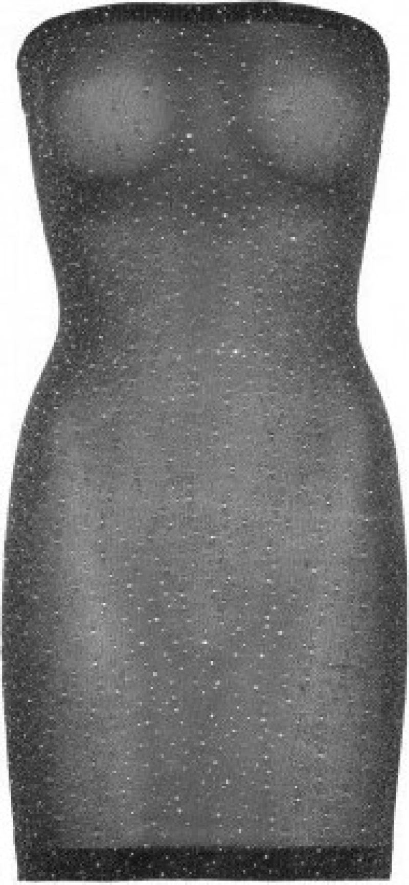 Leg Avenue Lurex Shiny Tube Dress