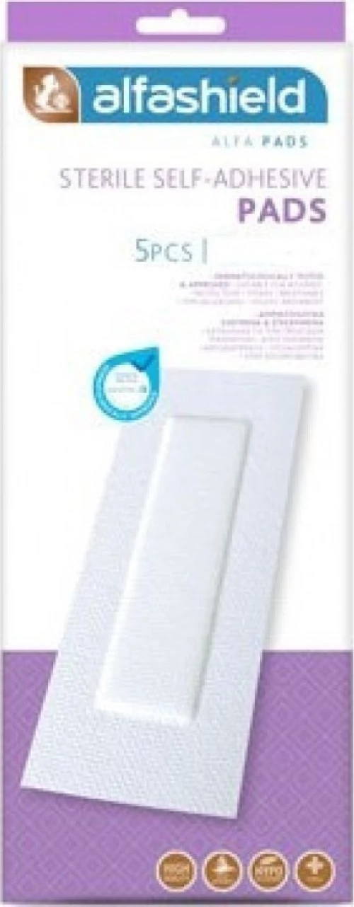 Karabinis Medical Alfashield Αποστειρωμένο Αυτοκόλλητο Επίθεμα 9x30cm 5τμχ