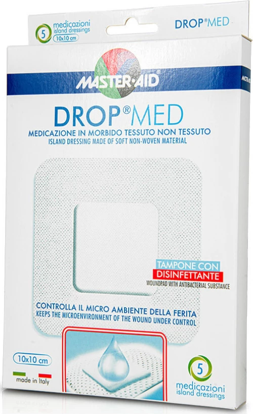 Master Aid Drop Med 10x10cm 5τμχ
