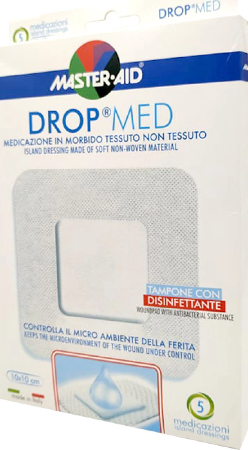 Master Aid Drop Med 10x10cm 5τμχ