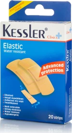 Kessler Ελαστικά Αυτοκόλλητα Επιθέματα Πληγών 20 τεμάχια