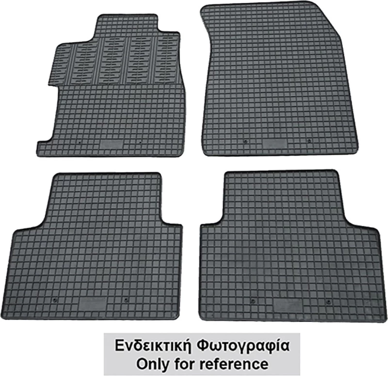 Cik Σετ Πατάκια 4τμχ από Λάστιχο για Ford Transit 2012+