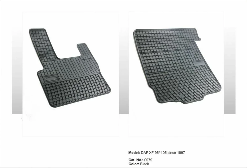 Frogum Σετ Πατάκια 2τμχ από Λάστιχο για Daf XF95 / XF105