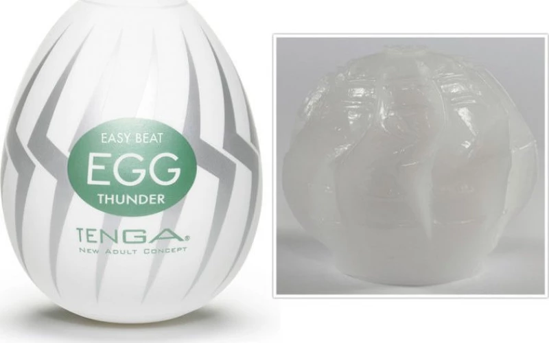 Tenga EGG Thunder White