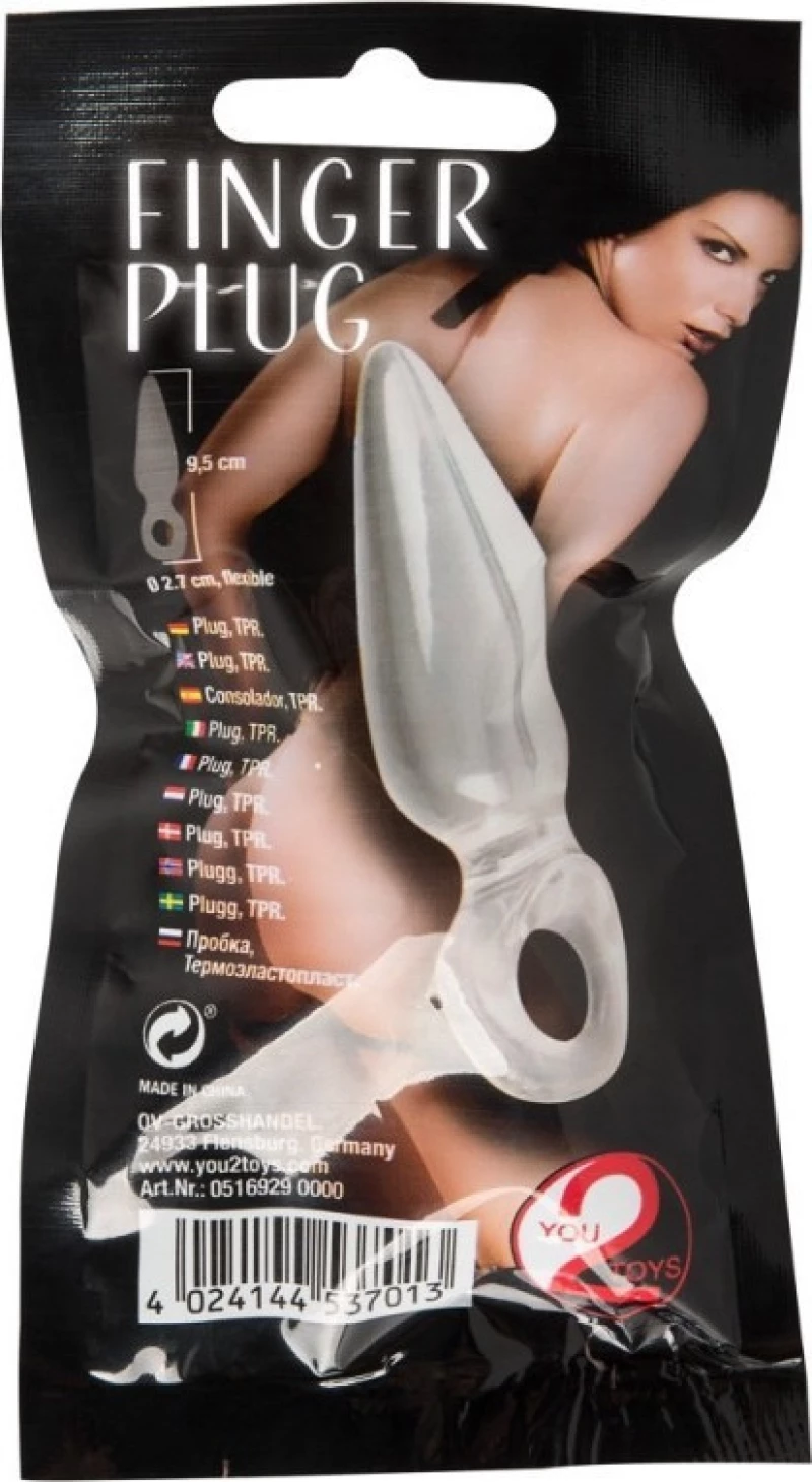 You2Toys Finger Plug White 7cm