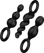 Satisfyer Plugs Black 3τμχ