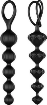 Satisfyer Silicone Anal Beads Black
