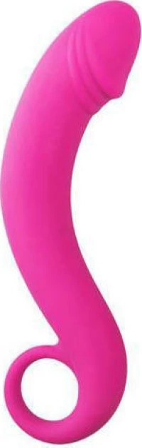 Easytoys Silicone Prostate Dildo Pink 17.5cm