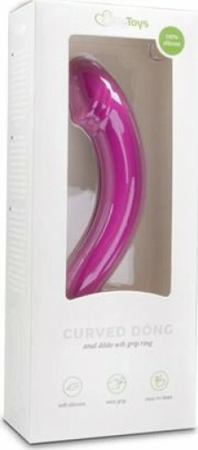 Easytoys Silicone Prostate Dildo Pink 17.5cm