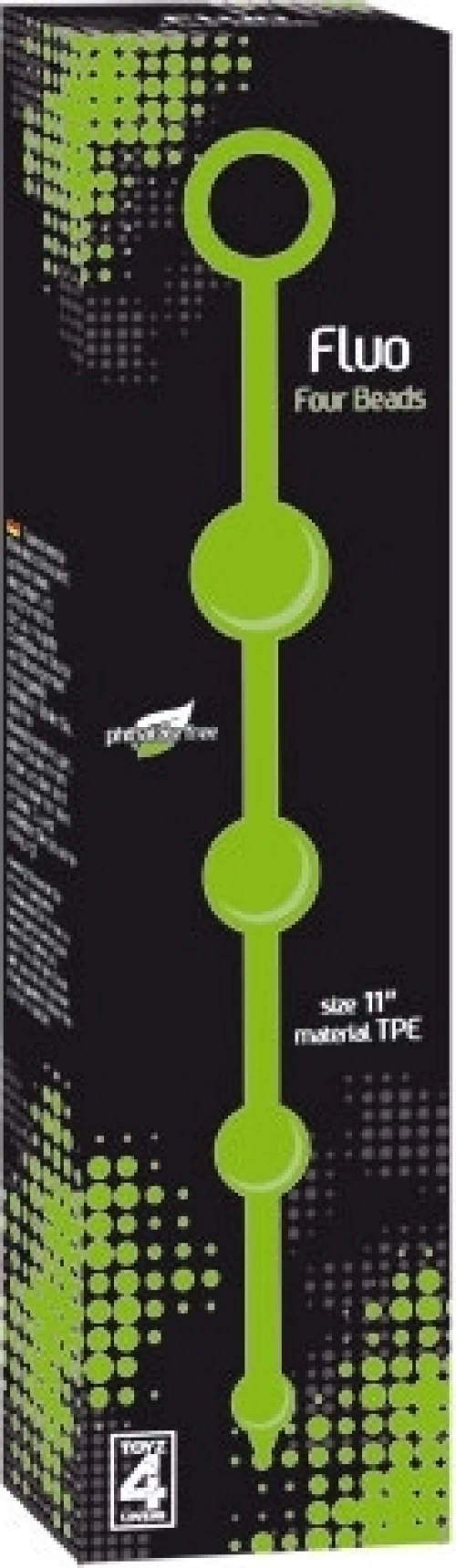 Χάντρες "Fluo Four Beads" πράσινο