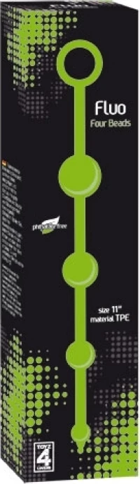 Χάντρες "Fluo Four Beads" πράσινο