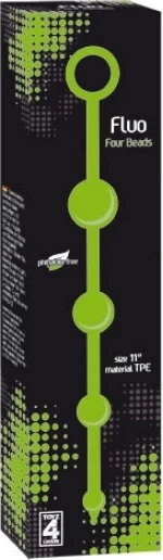 Χάντρες "Fluo Four Beads" πράσινο