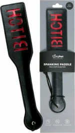 Easytoys Bitch Black Leather Paddle 32.5cm