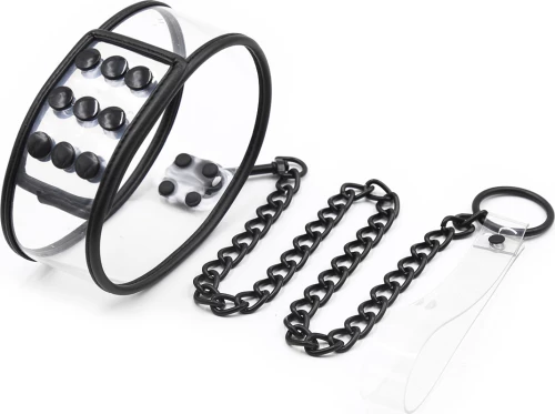 Naughty Toys Collar & Leash 42x5.5cm