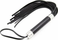 Baile Black Faux Leather Whip 45cm