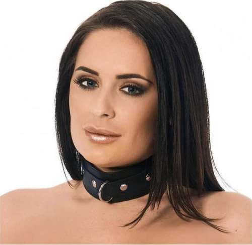 Rimba Leather Collar Neck Cuff S/M