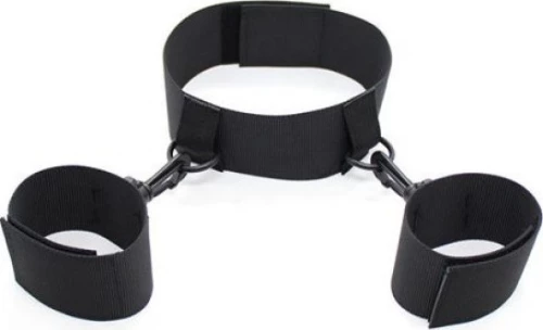 Easy cuffs collar arms restraint