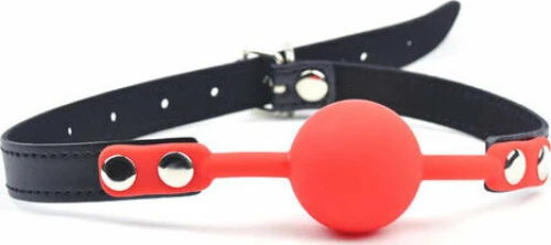 Red Silicone Ball Gag