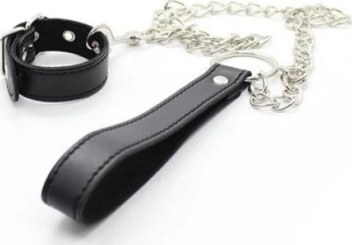 Chain leash (black)