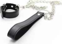 Chain leash (black)