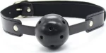 Breath hole ball gag (black)