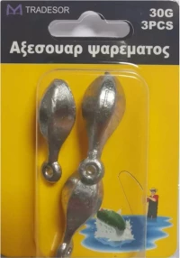 Tradesor Βαρίδιο Μολύβδου 60γρ 2τμχ 30168
