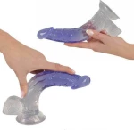 You2Toys Crystal Clear Curved Dildo 22cm