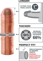 Pipedream Fantasy X-Tensions Mega 18cm Flesh