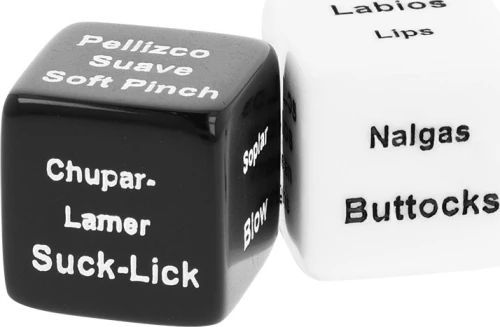BLACK&SILVER DICE FOR COUPLES ES/EN