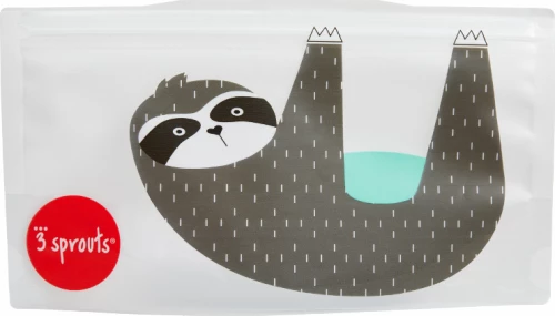3 Sprouts Sloth Sandwich Bag 2τμχ