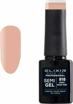 Elixir Semi Gel 515 Shiny Nude Pink 5ml