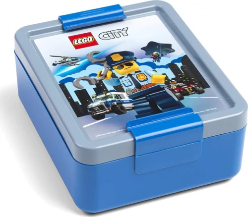 Lego City Junior Bread Bin 17 X 13,5 Cm Pp Blue/Grey