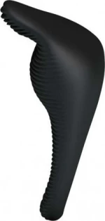 Pretty Love Thimble Vibrating Cockring Black