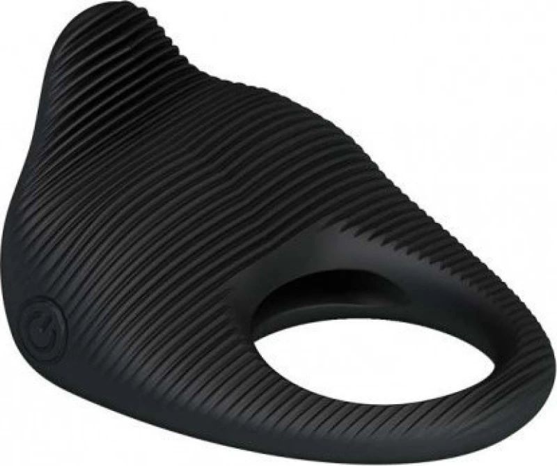 Pretty Love Thimble Vibrating Cockring Black