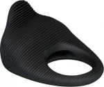 Pretty Love Thimble Vibrating Cockring Black