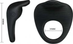 Pretty Love Thimble Vibrating Cockring Black