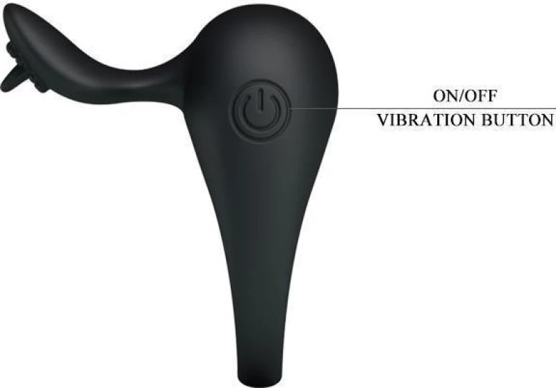 Pretty Love Stimulating Tonguo 3.1cm Black