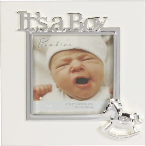Bambino Mio Κορνίζα Ξύλινη Ιt's a Boy