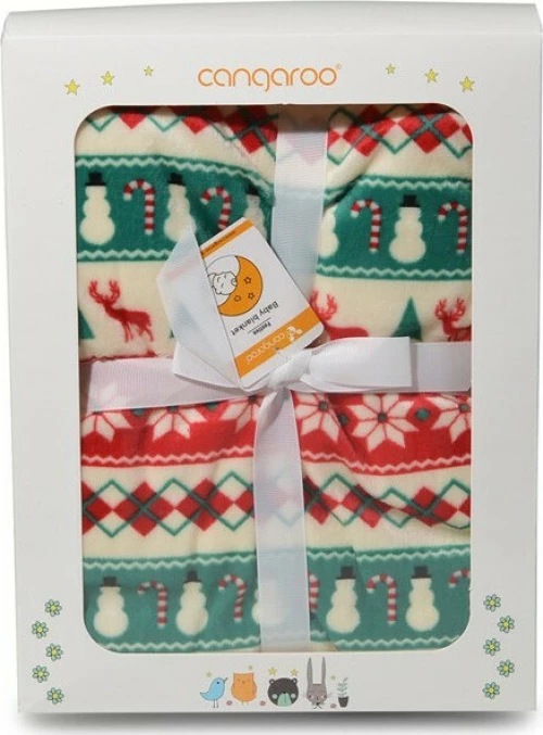 Cangaroo Κουβέρτα Αγκαλιάς & Λίκνου Festive 75x105cm