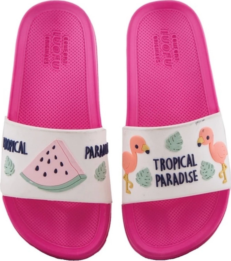Cubanitas Σαγιονάρες Tropical 11-324 Λευκό