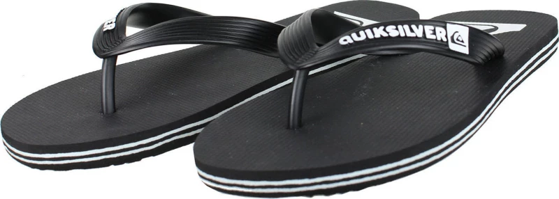 Quiksilver Molokai - Flip-Flops For Boys (Aqbl100277) - Black/White